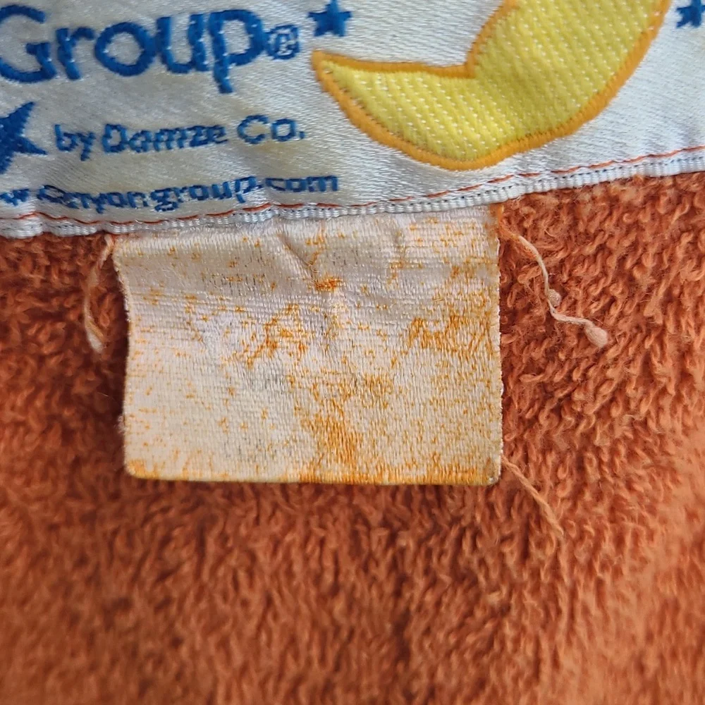CANYON GROUP Damze‎ Chenille UT Texas Longhorns Orange Mens Belted Robe RARE 90s